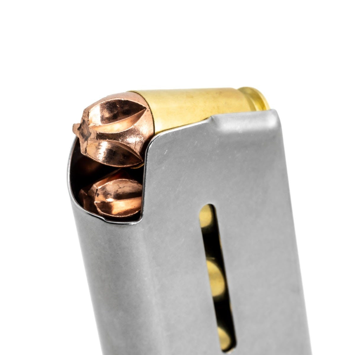Wilson Combat 1911 Magazine, HD/+P, Full-Size, .45 ACP, 7 Round, Stainless | 47C-HV