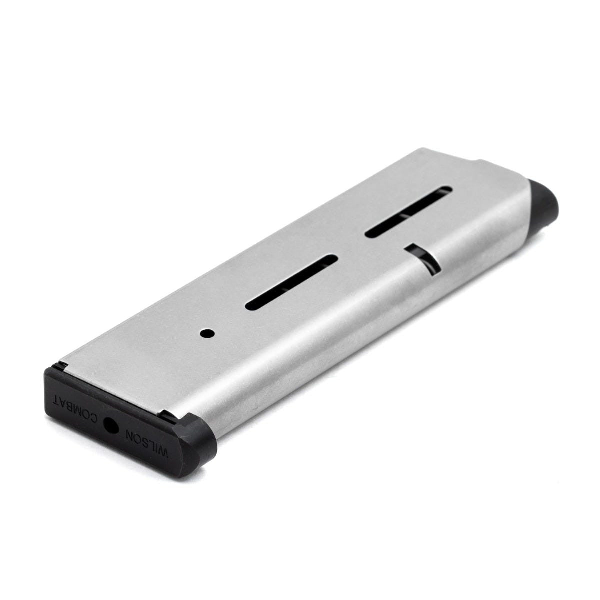 Wilson Combat 1911 Magazine, Full-Size, .45 ACP, 8 Round, Stainless, Lo-Profile Steel Base Pad | 47DC