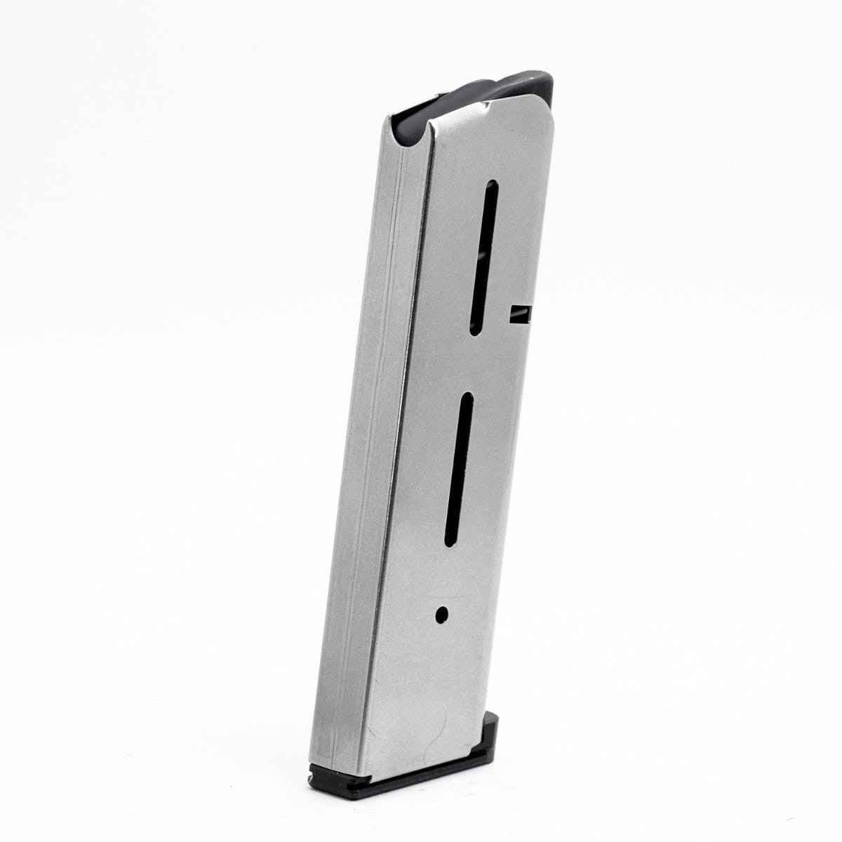 Wilson Combat 1911 Magazine, Full-Size, .45 ACP, 8 Round, Stainless, Lo-Profile Steel Base Pad | 47DC