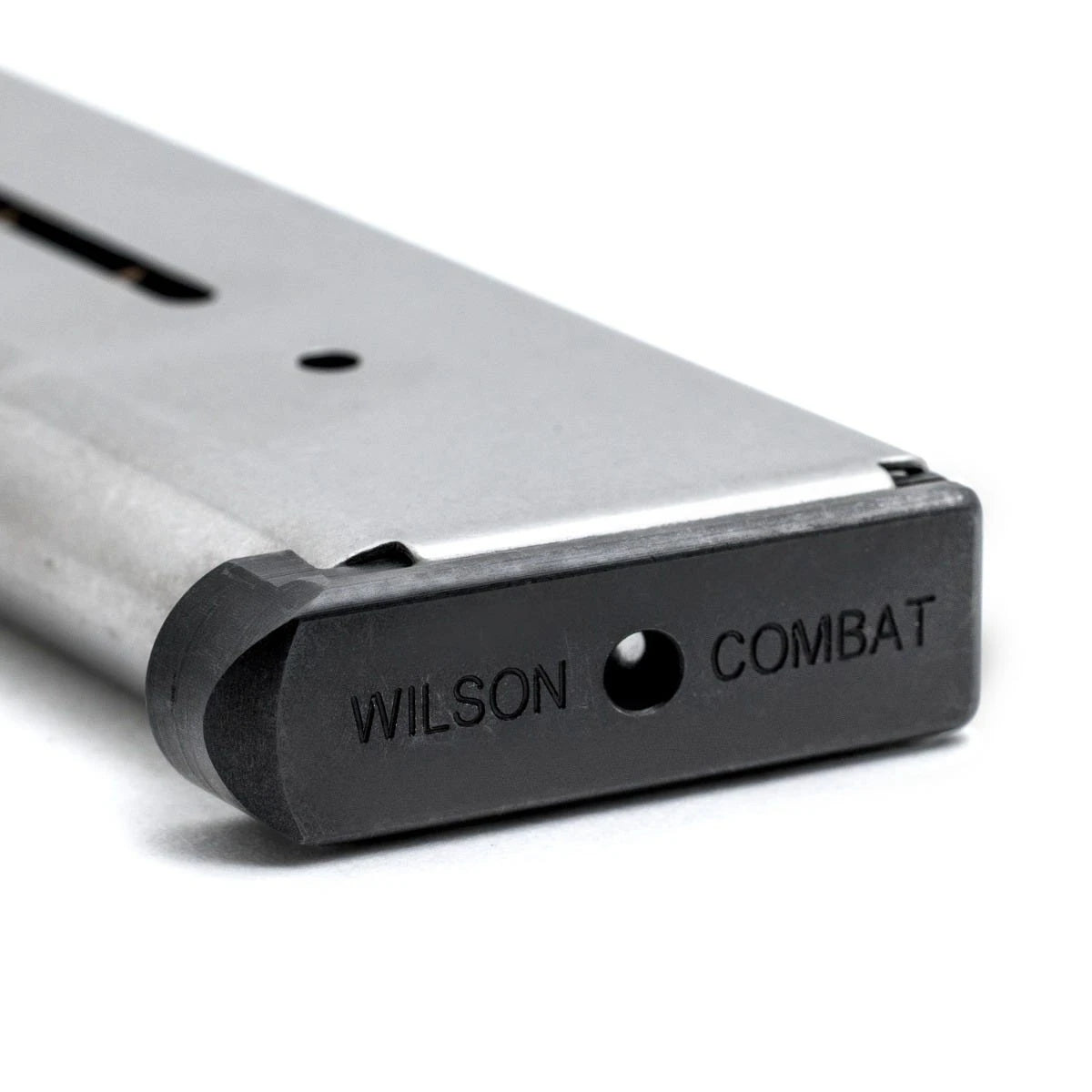 Wilson Combat 1911 Magazine, Full-Size, .45 ACP, 8 Round, Stainless, Lo-Profile Steel Base Pad | 47DC