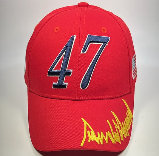 Red 47 Trump Cap