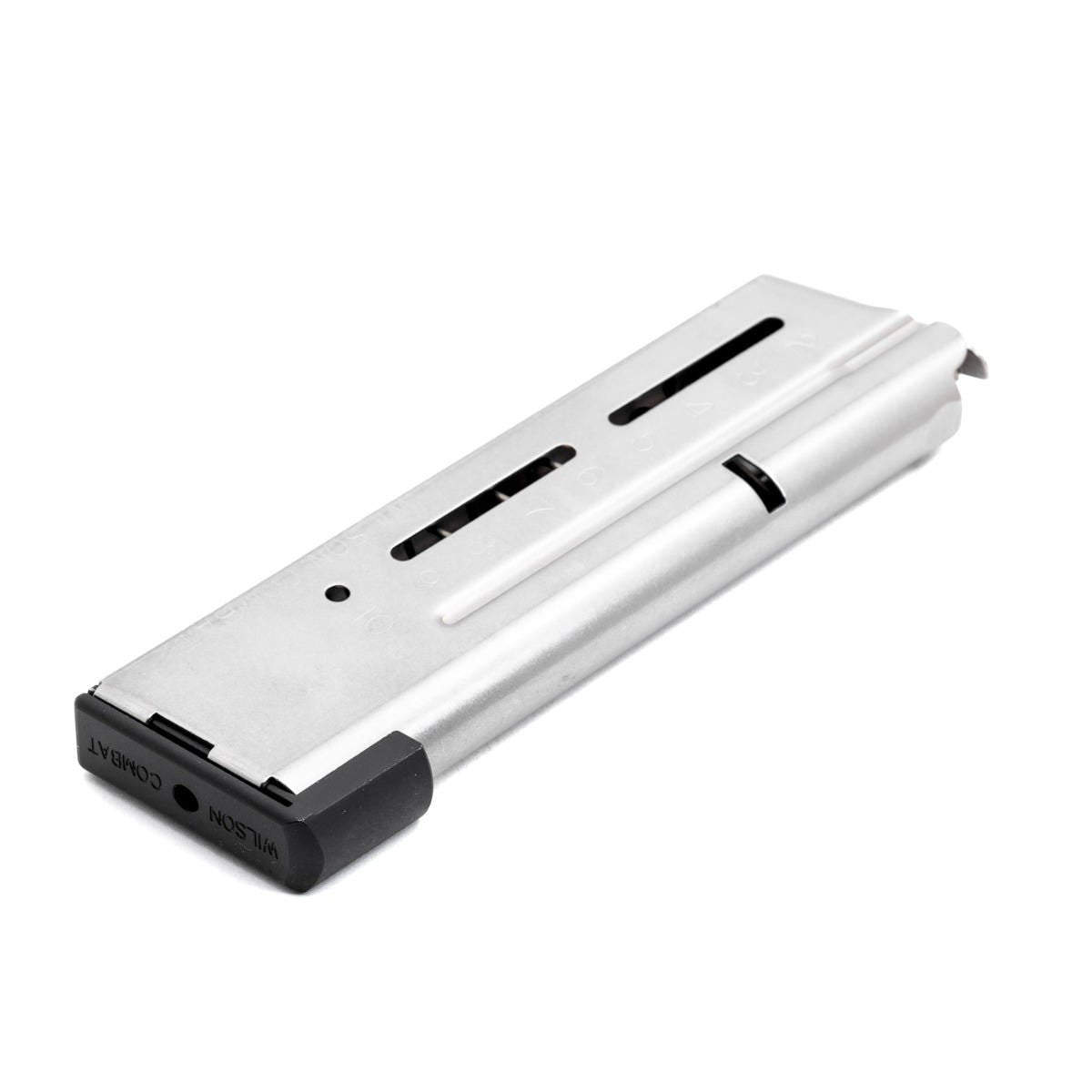 Wilson Combat 1911 Magazine, ETM, Compact, .38 Super, 10 Round, Stainless | 500-38C10