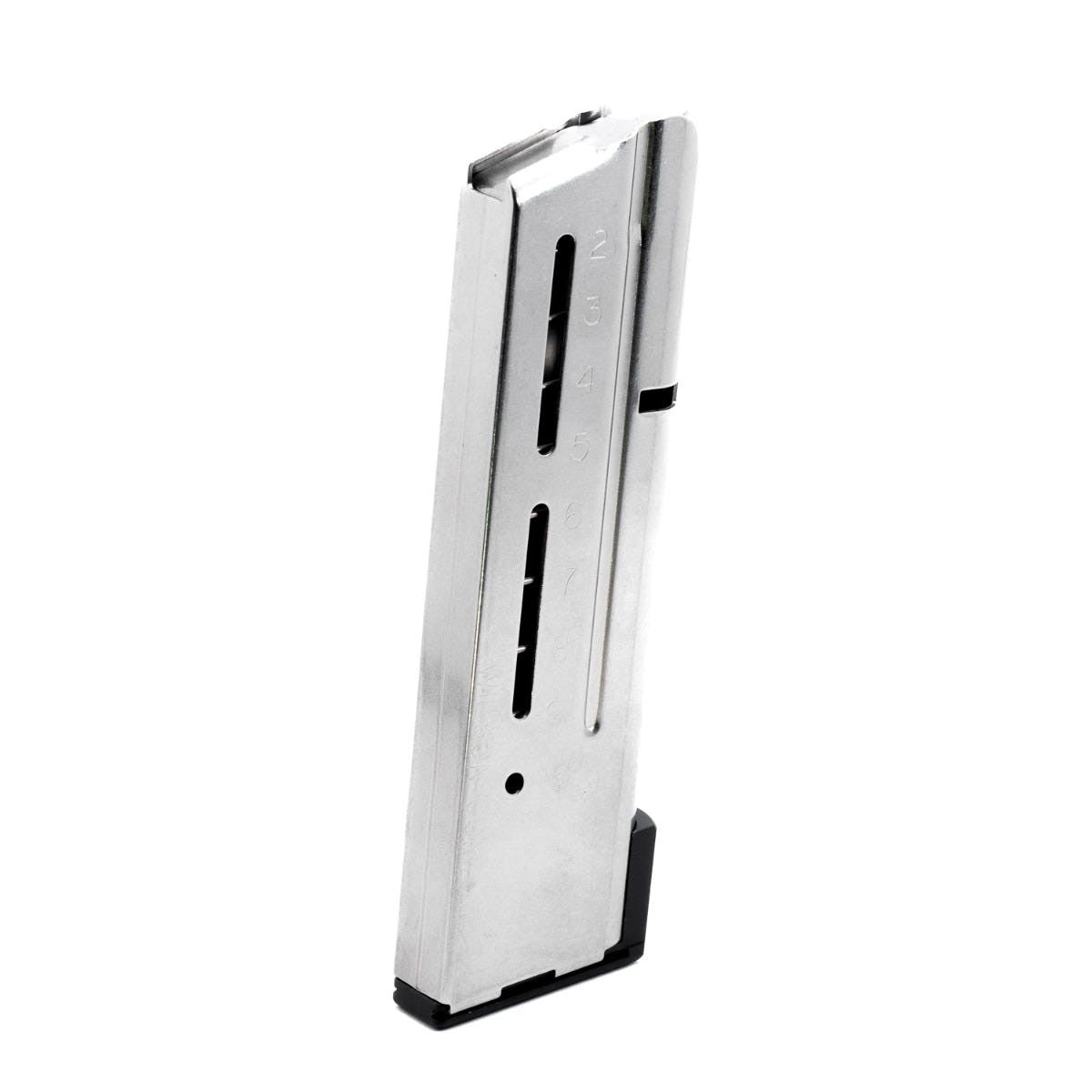 Wilson Combat 1911 Magazine, ETM, Compact, .38 Super, 10 Round, Stainless | 500-38C10