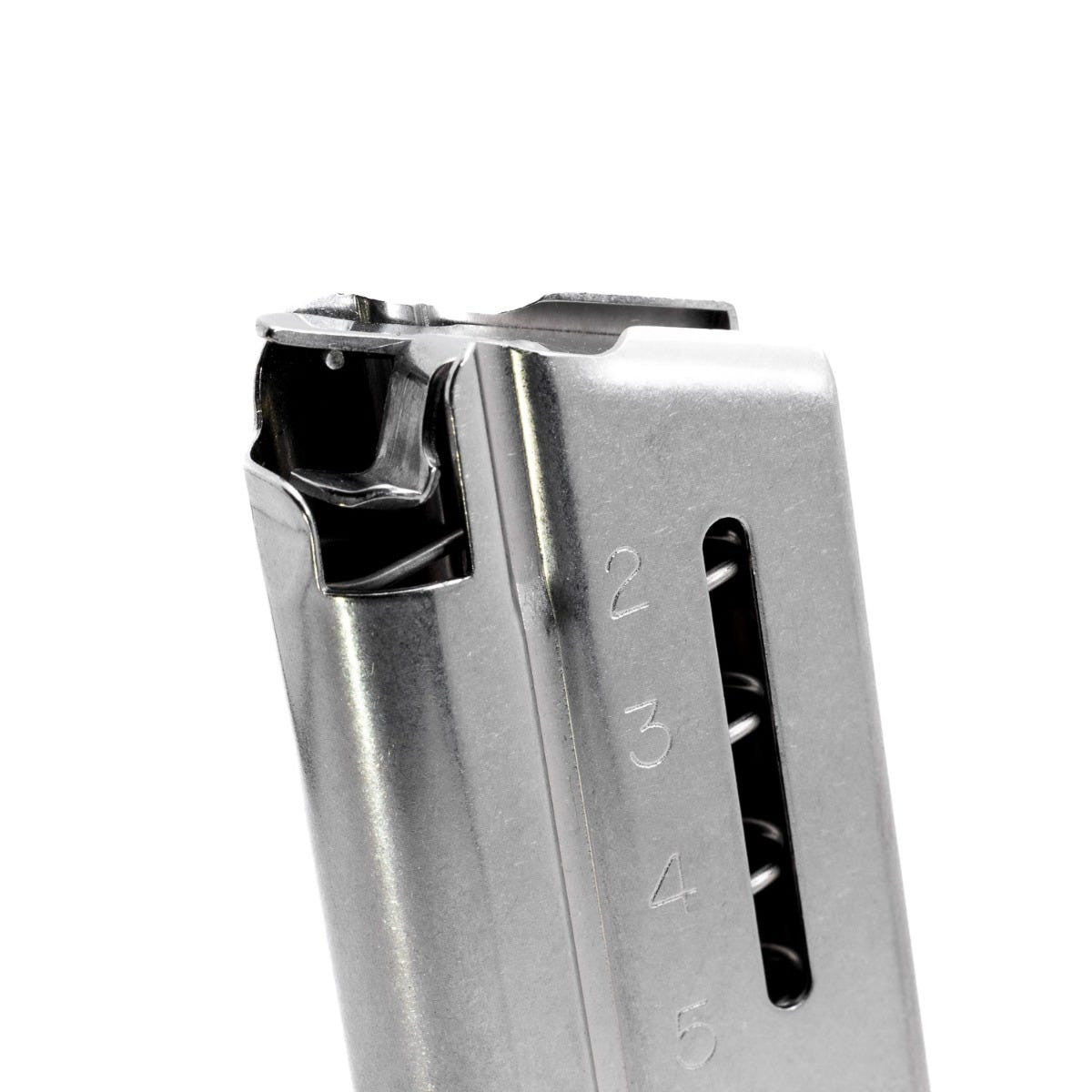 Wilson Combat 1911 Magazine, ETM, Compact, .38 Super, 10 Round, Stainless | 500-38C10