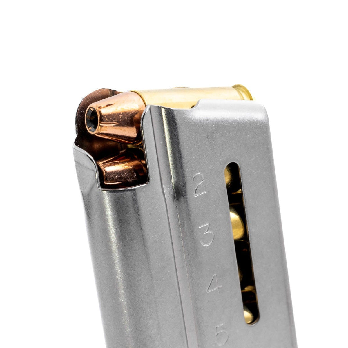 Wilson Combat 1911 Magazine, ETM, Compact, .38 Super, 10 Round, Stainless | 500-38C10