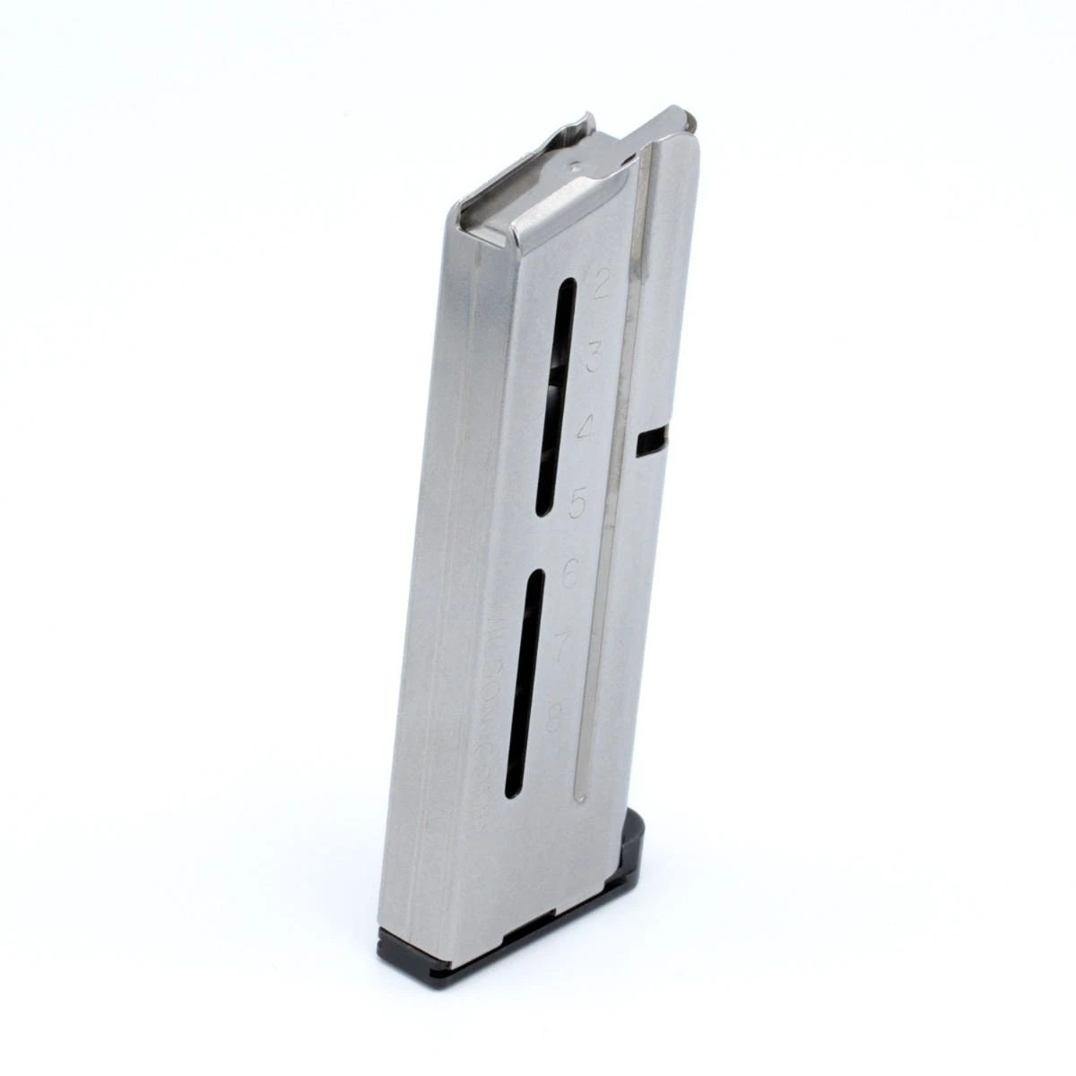 Wilson Combat 1911 Magazine, ETM, Sentinel, .38 Super, 8 Round, Stainless | 500-38SS