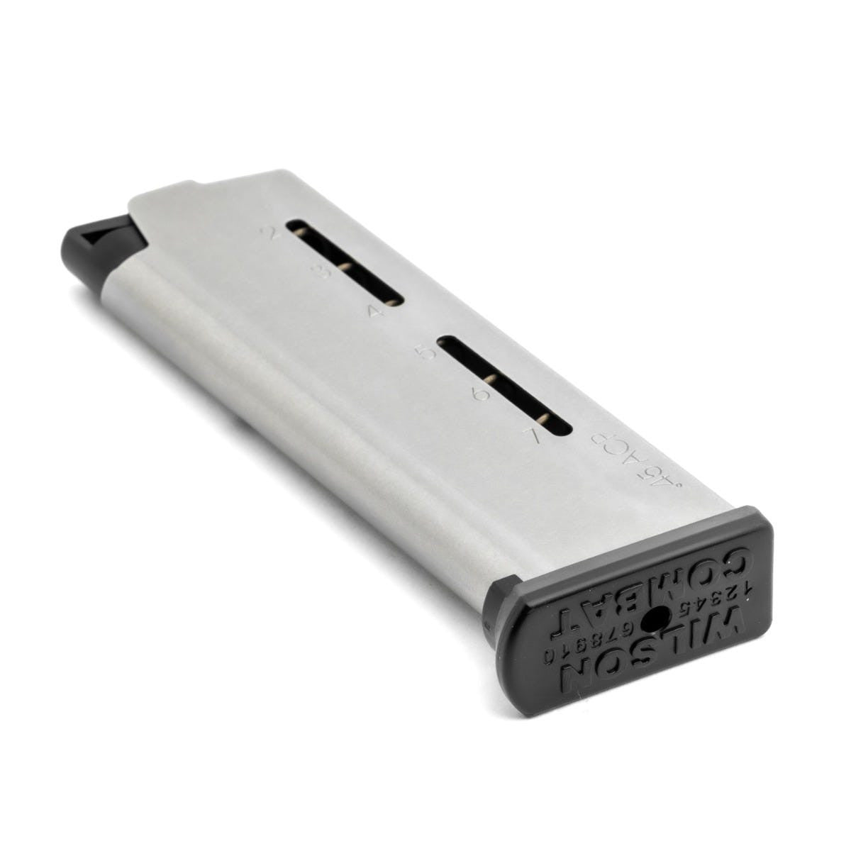 Wilson Combat 1911 Magazine, ETM, Compact, .45 ACP, 7 Round, Stainless | 500-45C7