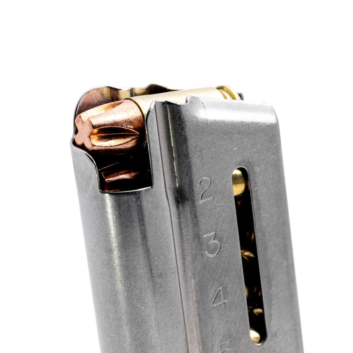 Wilson Combat 1911 Magazine, ETM, Compact, 9mm, 8 Round, Stainless | 500-9C8