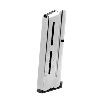Wilson Combat 1911 Magazine, ETM, Sentinel, 9mm, 8 Round, Stainless | 500-9S