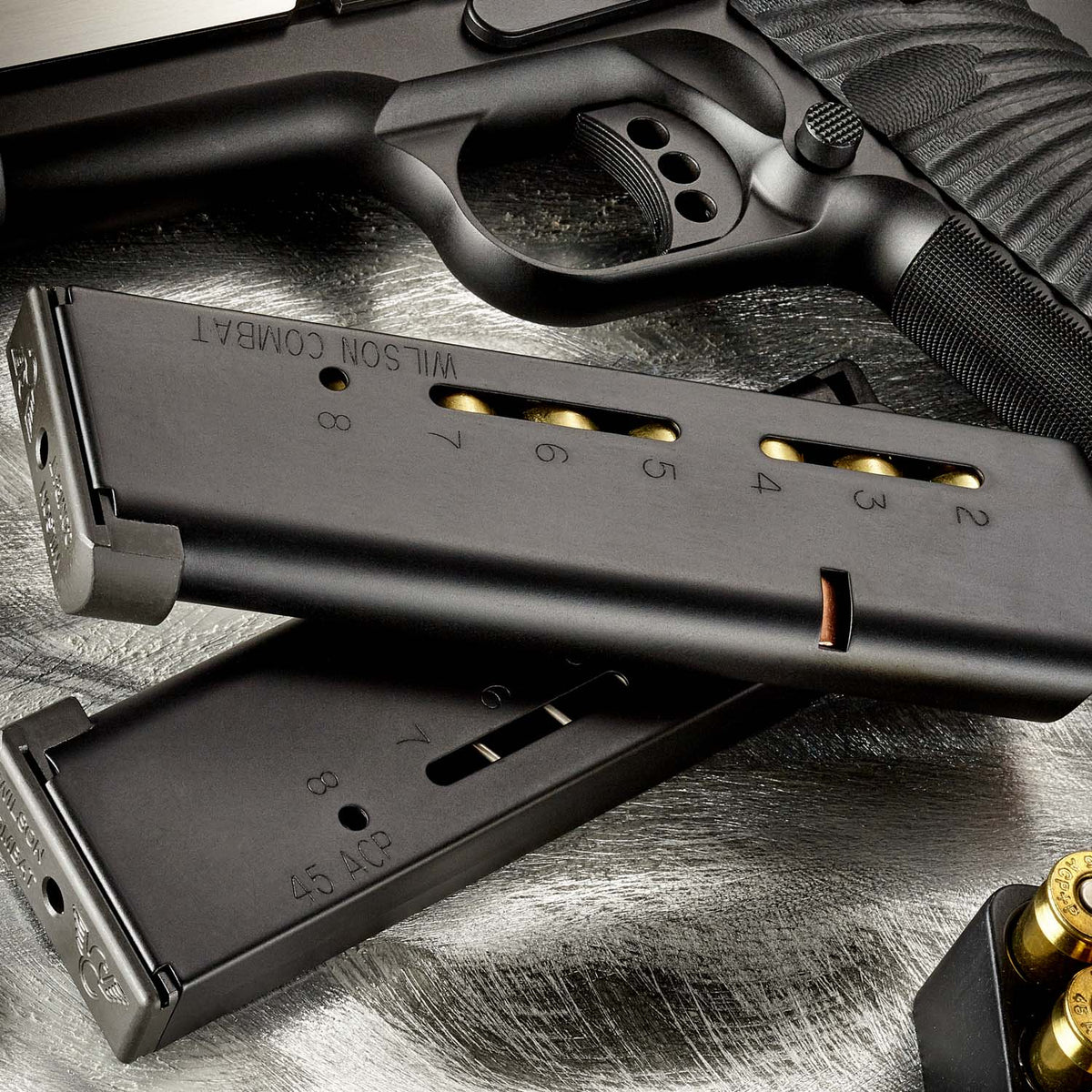 Wilson Combat 1911 Full-Size .45 ACP 8-Round ETM Magazine - Black | 500BC