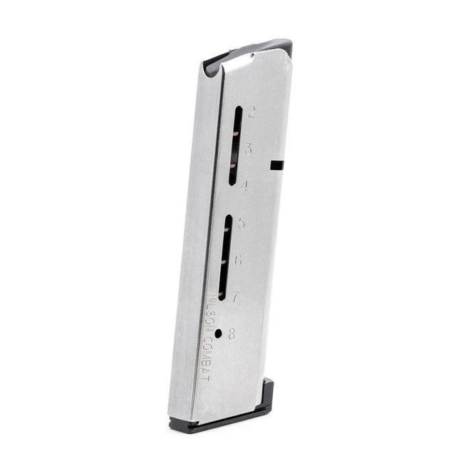 Wilson Combat 1911 Magaziine, ETM HD/+P, Full-Size, .45 ACP, 8 Round, Stainless | 500C-HD