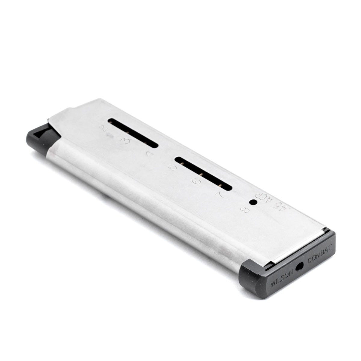 Wilson Combat 1911 Magazine, ETM, Full-Size, .45 ACP, 8 Round, Stainless | 500C