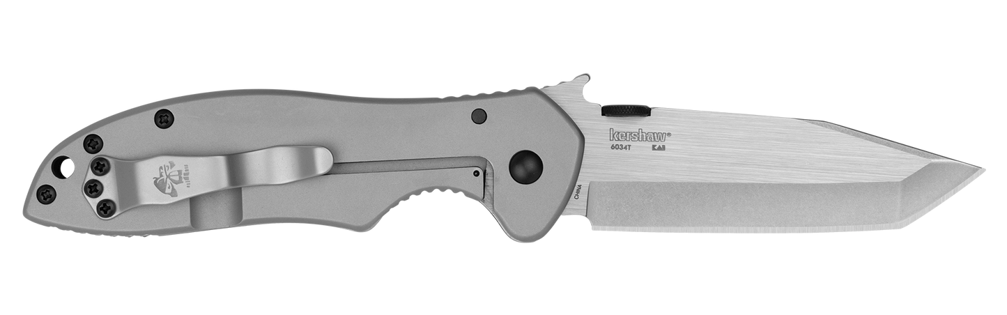 Kershaw CQC-7K Folding Knife - 3.25" 8Cr14MoV Blade, Black G10 / 410 Stainless Handle
