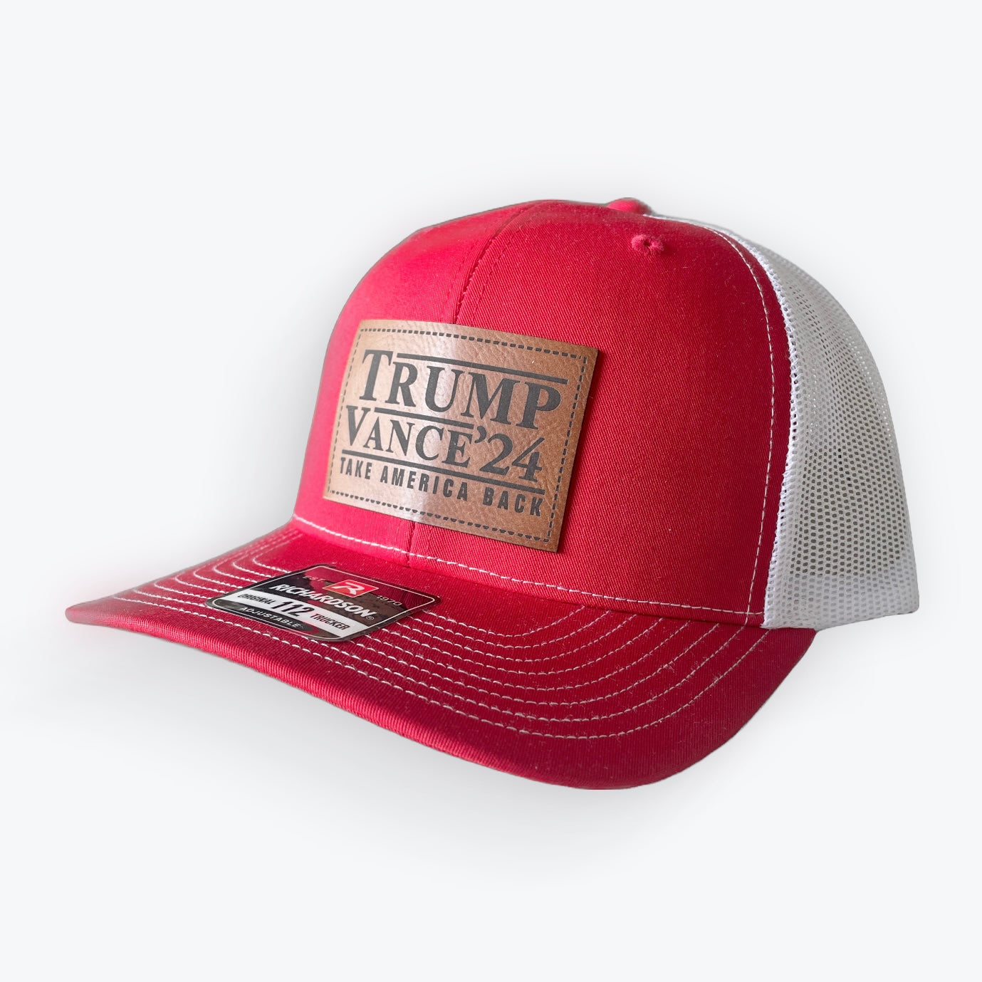 Trump Vance '24 Leather Patch Cap