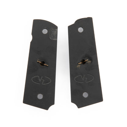 Wilson Combat 1911 Full-Size Agressive Starburst G10 Grips, Bevel Bottom - Black | 738-FS-BB-BLK