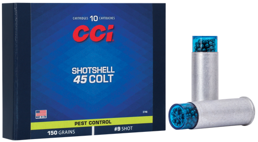 45 Colt, CCI 3746, 150 gr. #9 Shotshell, 10 per Box