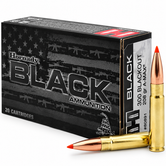 300 Blackout | Hornady 80891 | 208 gr. | ELD® Match | Hornady BLACK® | 20 Rounds
