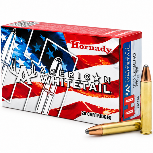 350 Legend | Hornady 81196 | 170 gr. | InterLock® SP | American Whitetail® | 20 Rounds