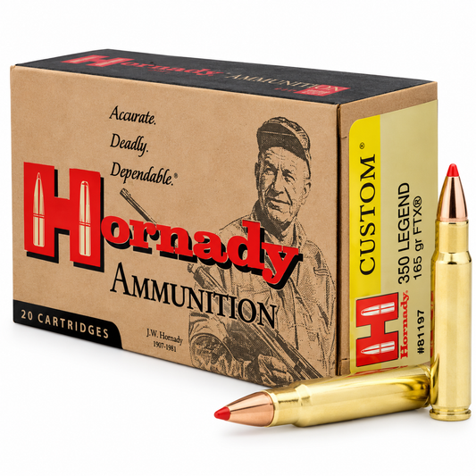 350 Legend | Hornady 81197 | 165 gr. | FTX® | Custom™ | 20 Rounds