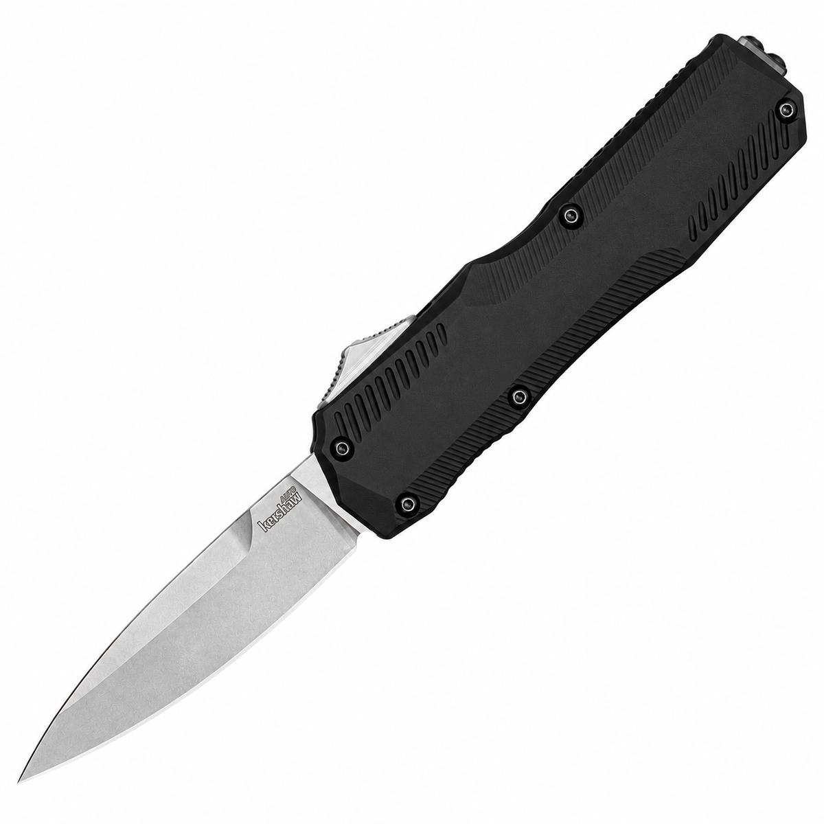 Kershaw - Livewire OTF - 9000 | Double-Action OTF (Auto) | 3.3" CPM MagnaCut Stonewash | Black Aluminum