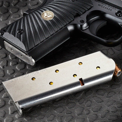 Wilson Combat 1911 Magazine, 920 Series, Compact, .45 ACP, 7 Round, Stainless | 920-45C7