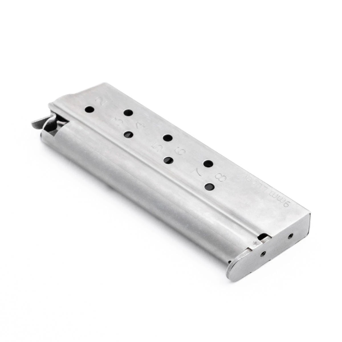 Wilson Combat 1911 Magazine, 920 Series, Compact, 9mm, 8 Round, Stainless | 920-9C8