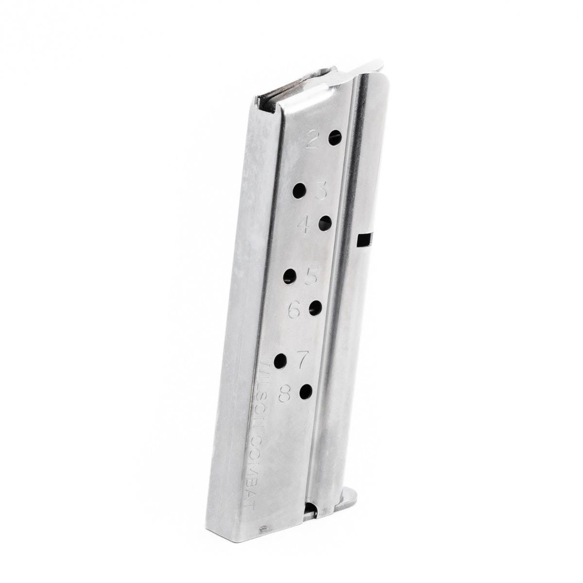 Wilson Combat 1911 Magazine, 920 Series, Compact, 9mm, 8 Round, Stainless | 920-9C8