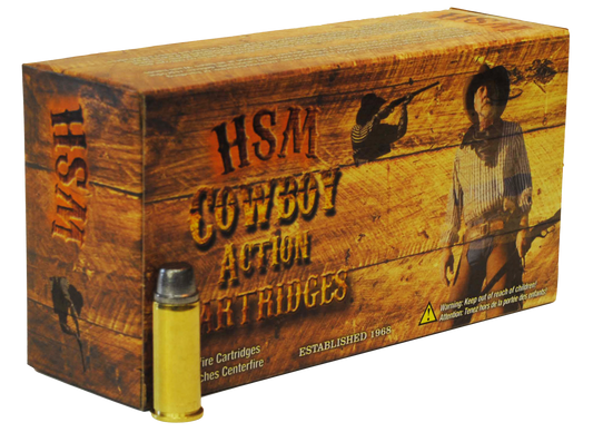 45 Colt, HSM 45C2N Cowboy Action, 200 gr. Round Nose Flat Point, 50 per Box