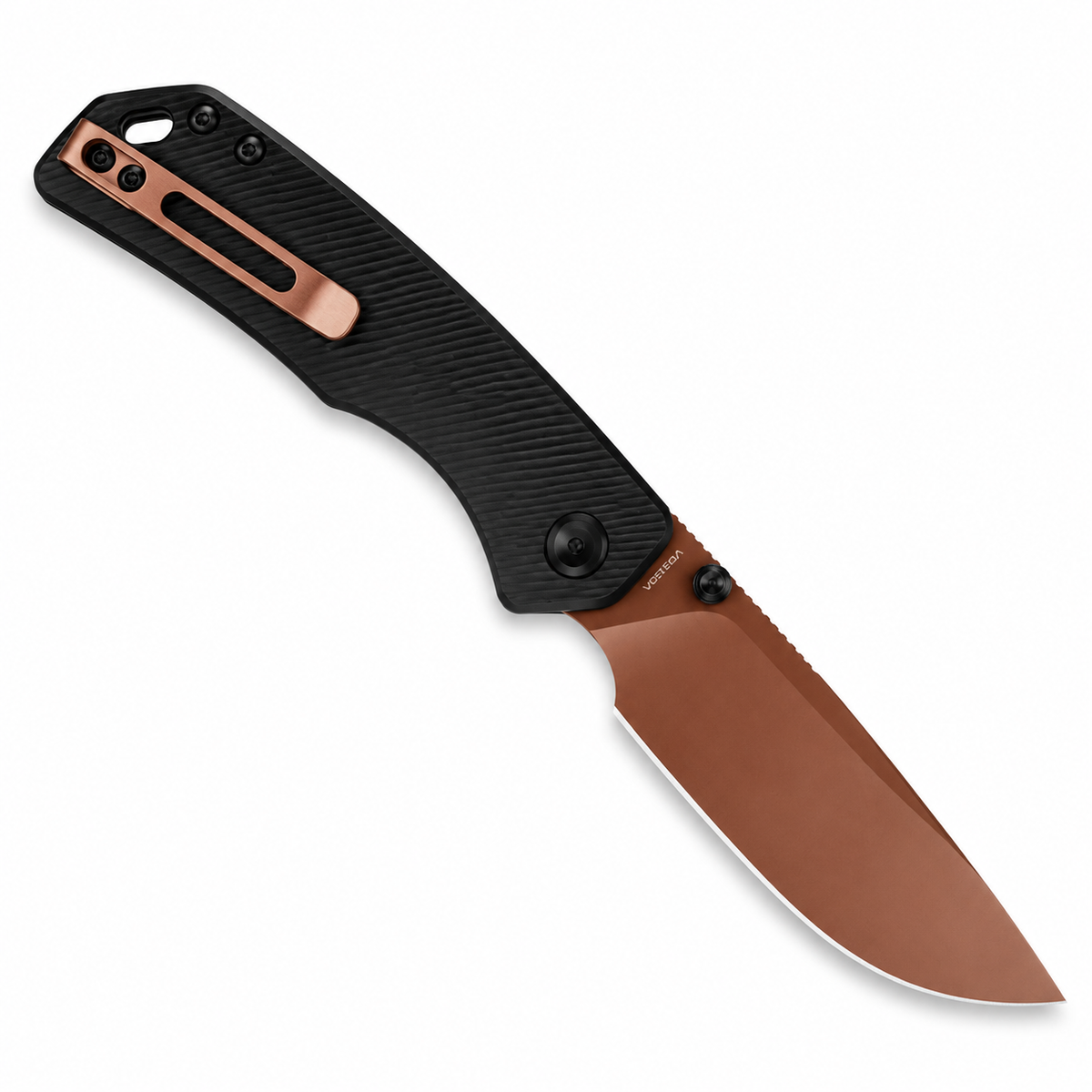 Vosteed - Marten - A1613 | Top Liner Lock | 3.3" 154CM Copper | Black Aluminum