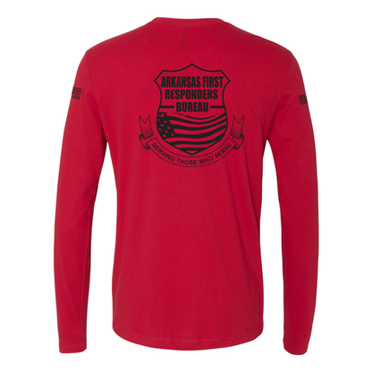 Arkansas First Responders Bureau, Long Sleeve T-Shirt, Red