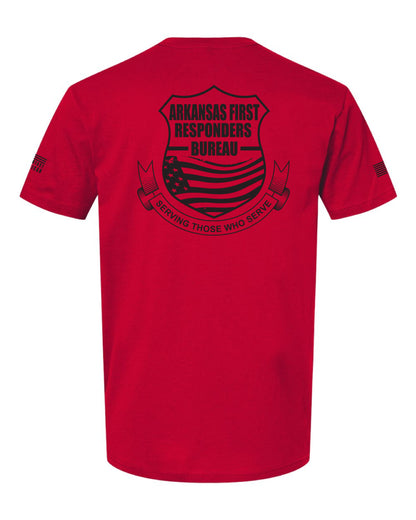 Arkansas First Responders Bureau, Short Sleeve T-Shirt, Red