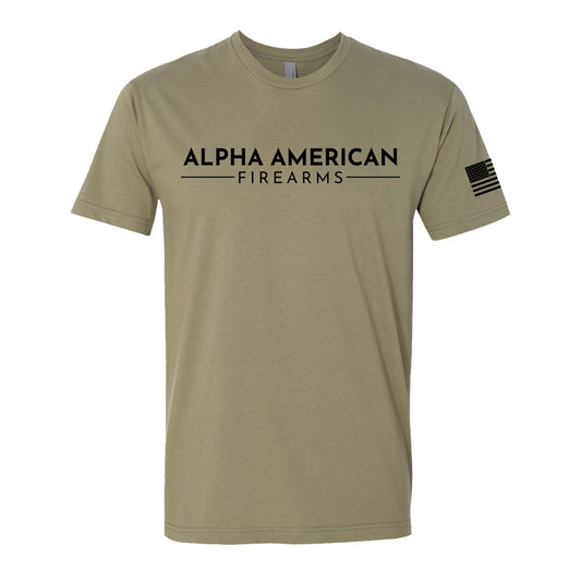 Alpha American Firearms, Short Sleeve, Light Olive