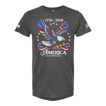 America 250th Anniversary T-Shirt – 1776–2026 Patriotic Eagle Tee