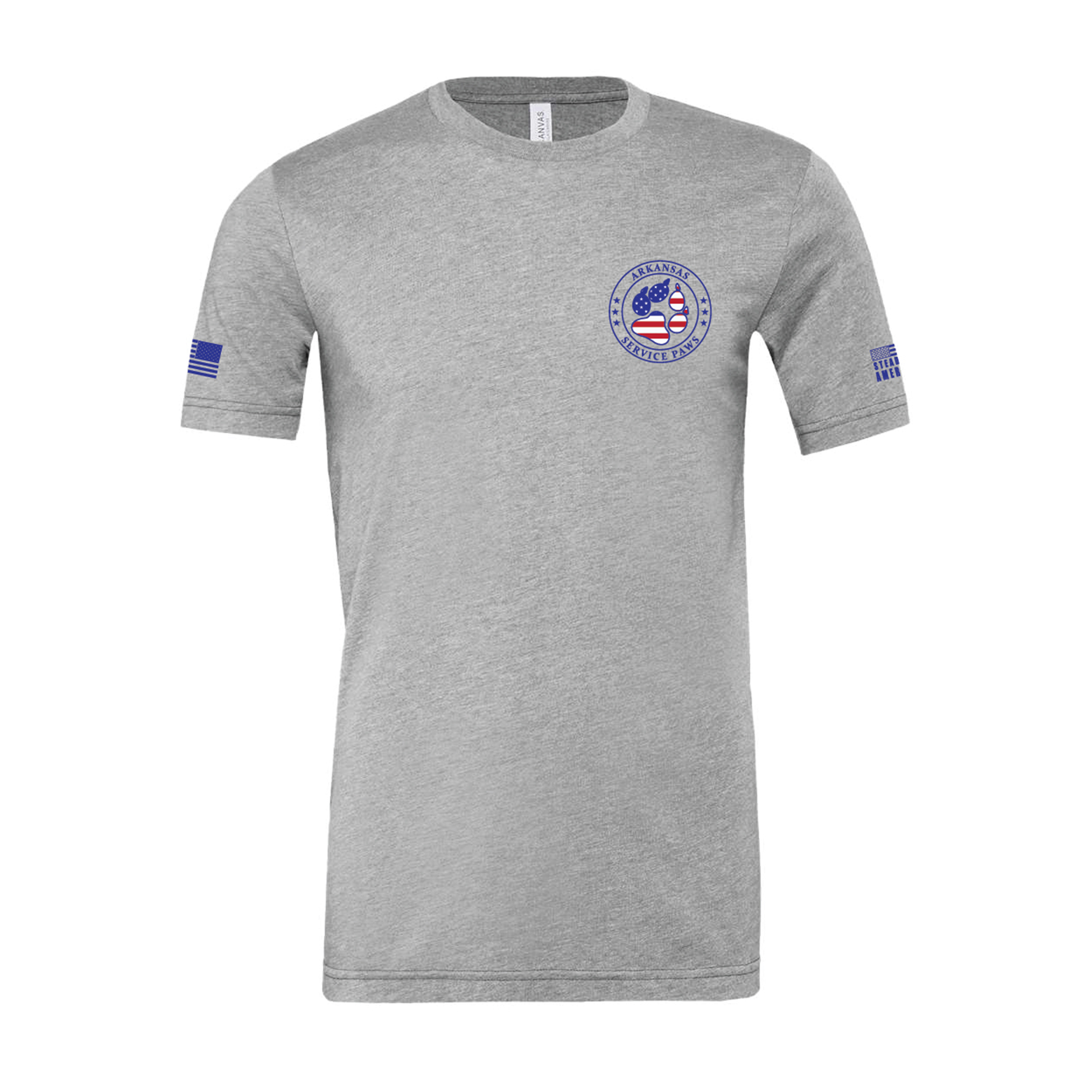 Arkansas Service Paws T-Shirt