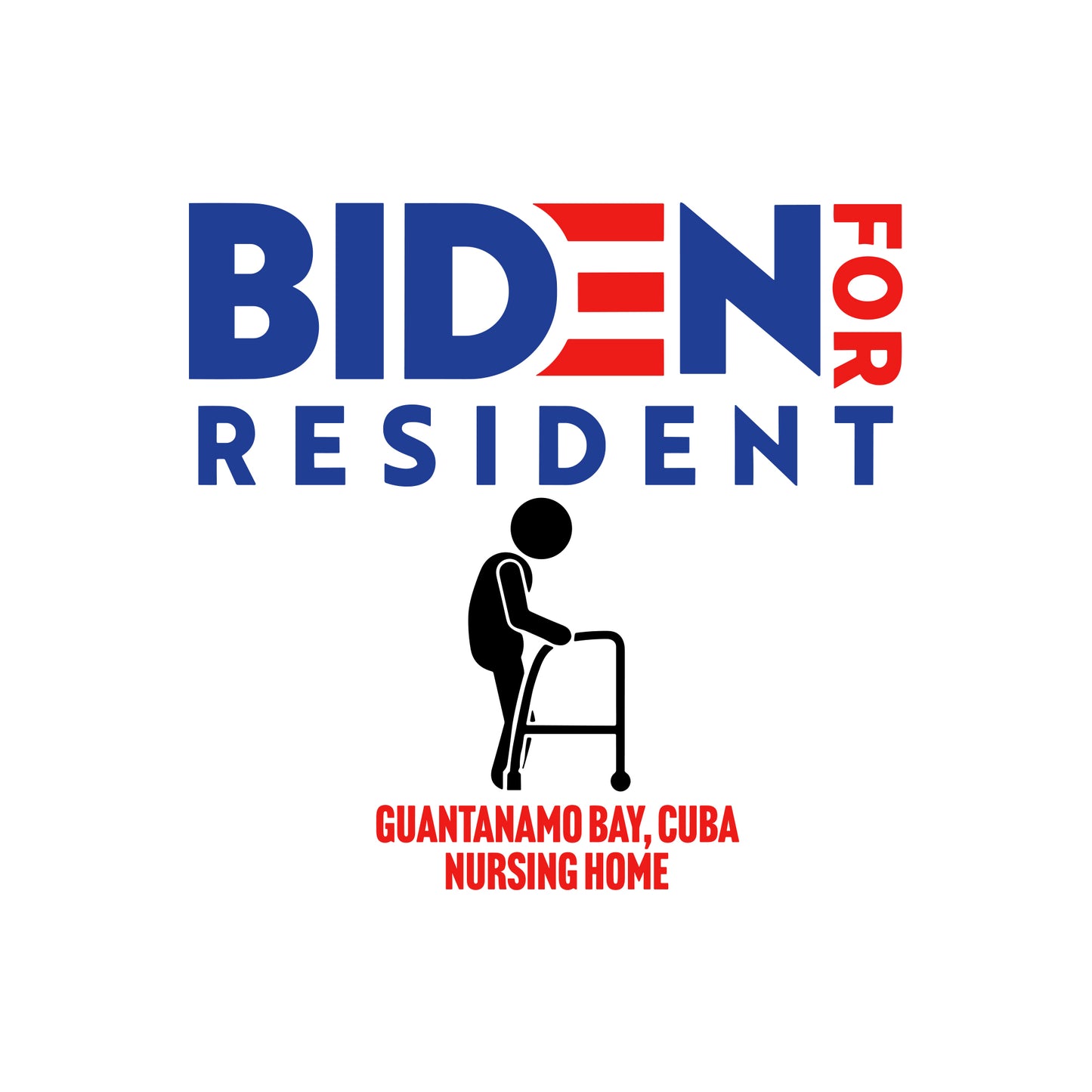 Biden for Resident, UV DTF 3D PermaSticker