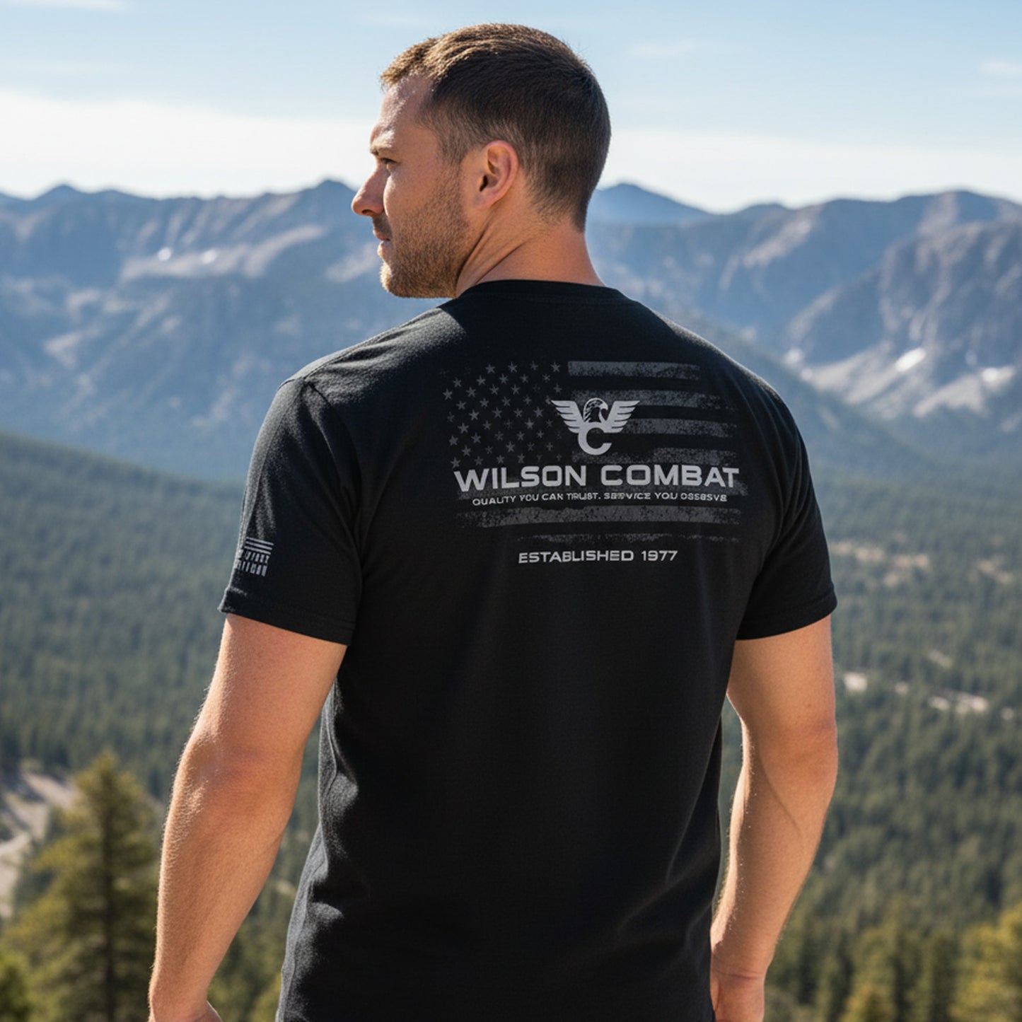 Wilson Combat Subdued Flag T-Shirt