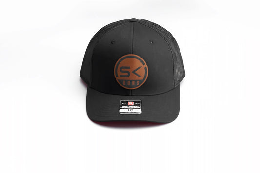 SK Guns Leather Patch Cap