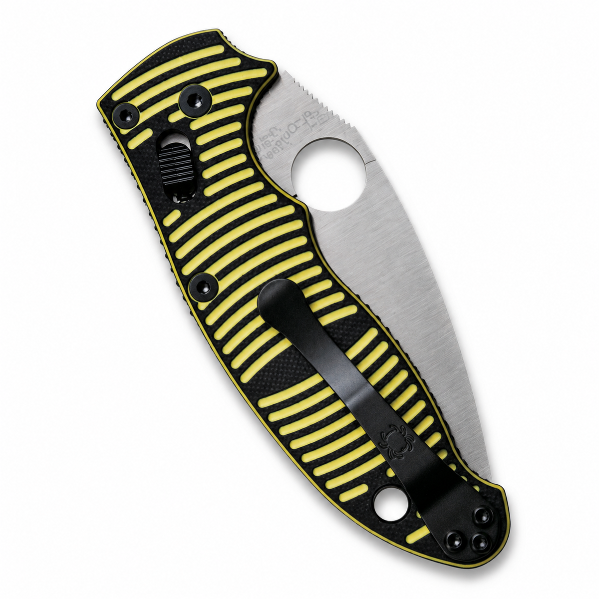 Spyderco - Manix 2 Salt - C101GBKYLMCP2 | Ball Bearing Lock | 3.37" CPM MagnaCut Satin | Black / Yellow G10