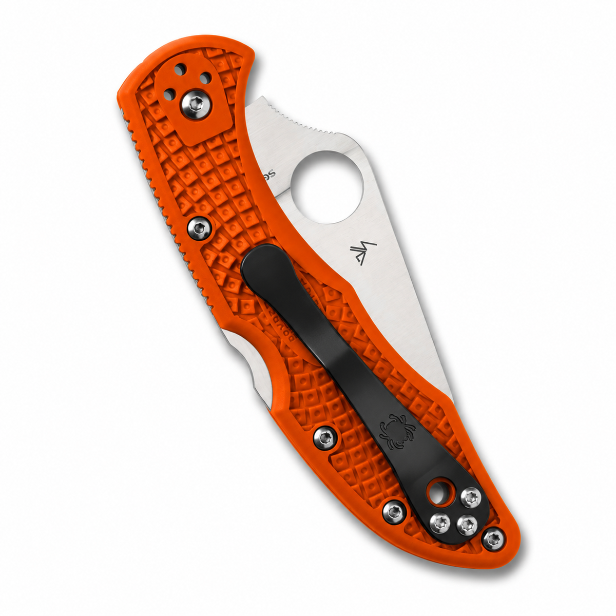 Spyderco - Delica 4 Lightweight - C11FPOR | Lockback | 2.88" VG-10 Satin | Orange FRN
