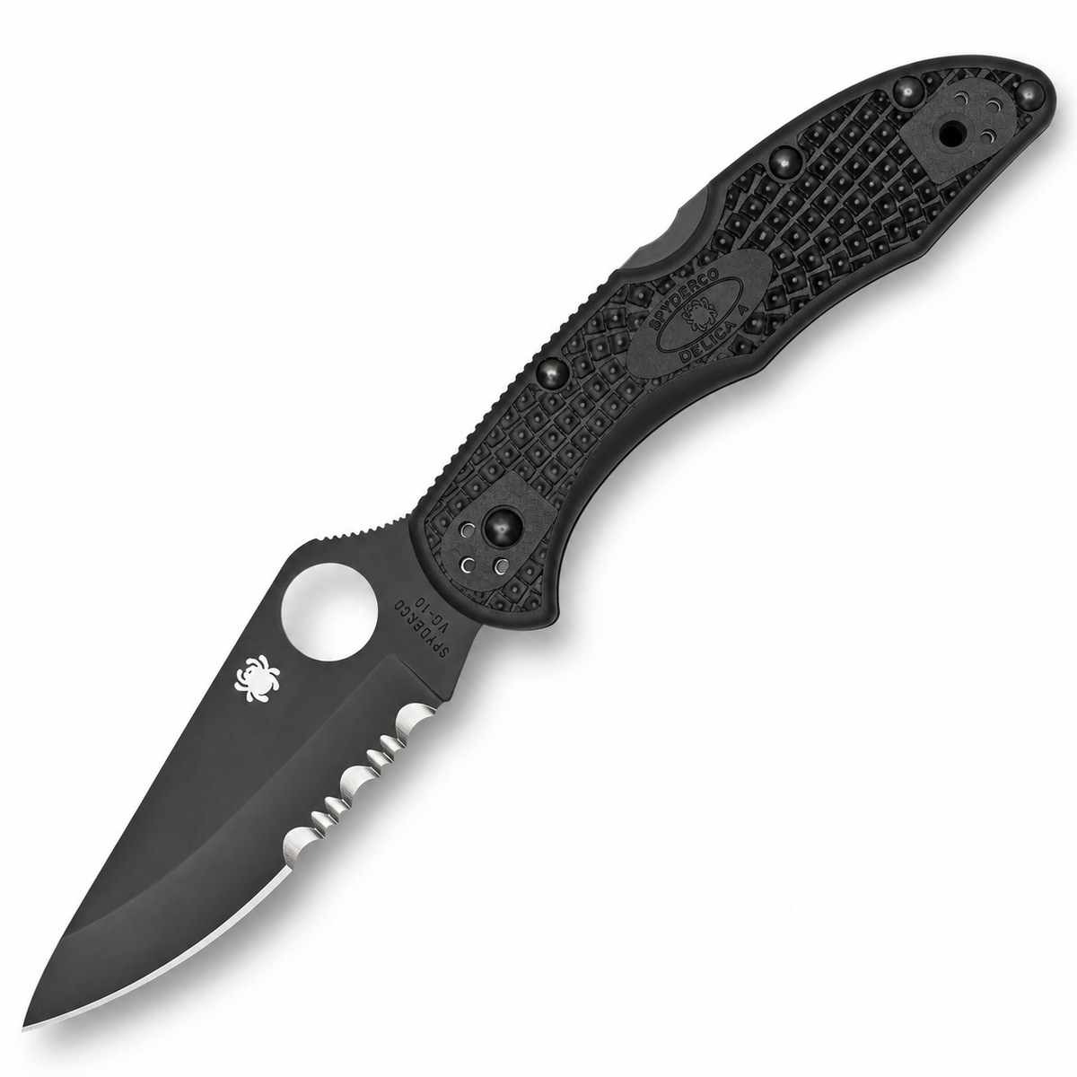 Spyderco - Delica 4 Lightweight | C11PSBBK Folding Knife - 2.9" VG-10