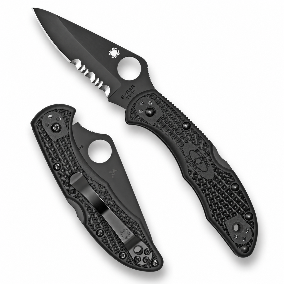 Spyderco - Delica 4 Lightweight | C11PSBBK Folding Knife - 2.9" VG-10