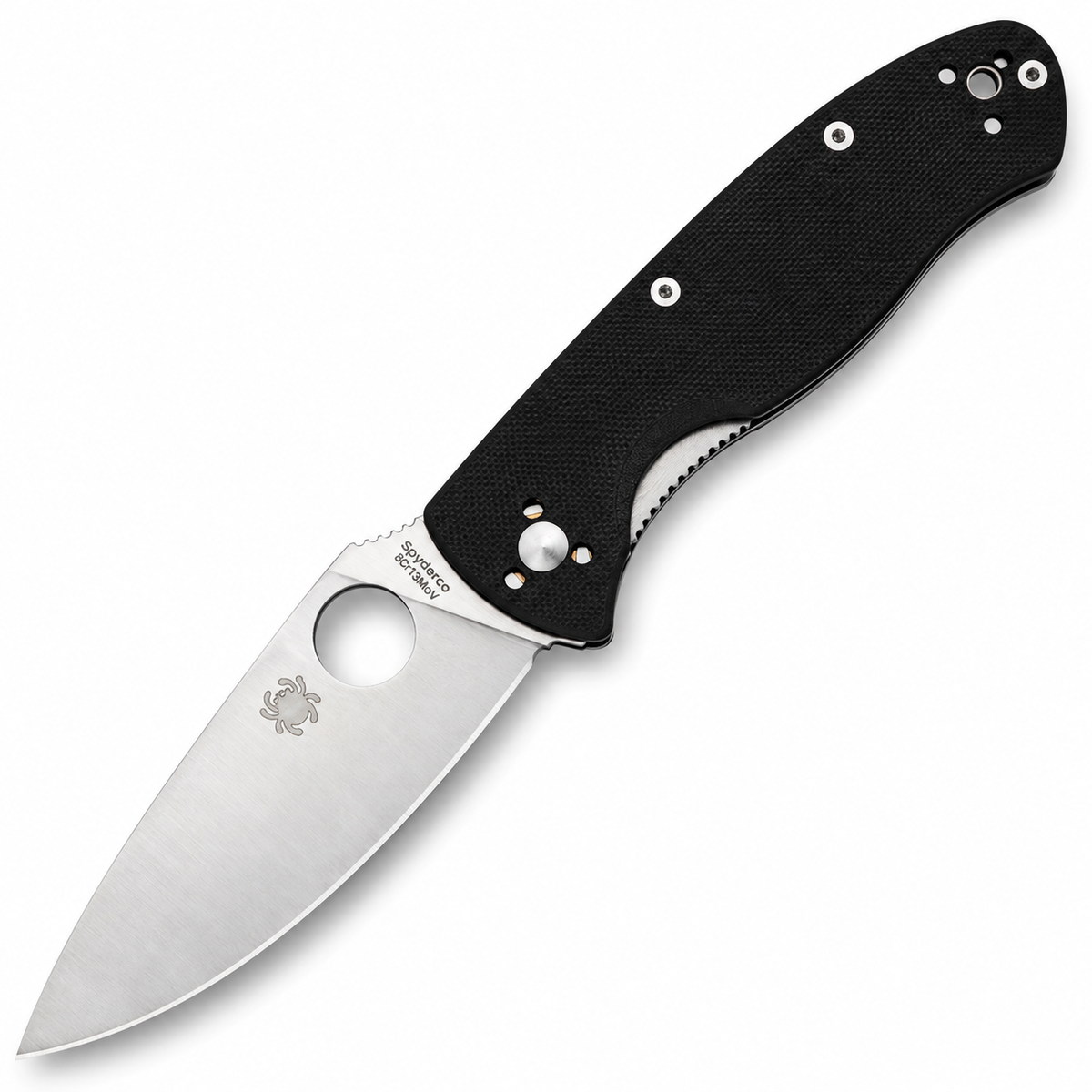 Spyderco - Tenacious | C122GP Folding Knife - 3.39" 8Cr13MoV, Black G10