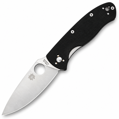 Spyderco - Tenacious | C122GP Folding Knife - 3.39" 8Cr13MoV, Black G10