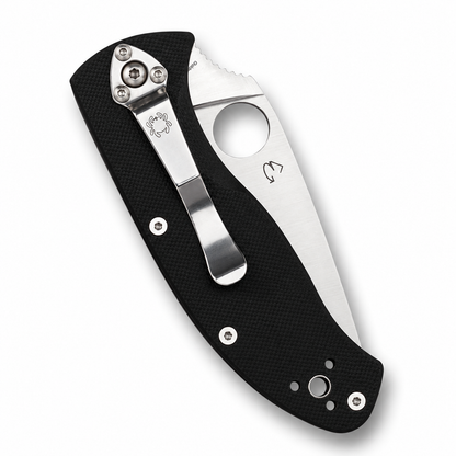 Spyderco - Tenacious | C122GP Folding Knife - 3.39" 8Cr13MoV, Black G10