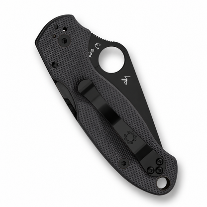 Spyderco - Para 3 - C223GPBK | Compression Lock | 3" CPM S45VN Black Blade | Black G-10