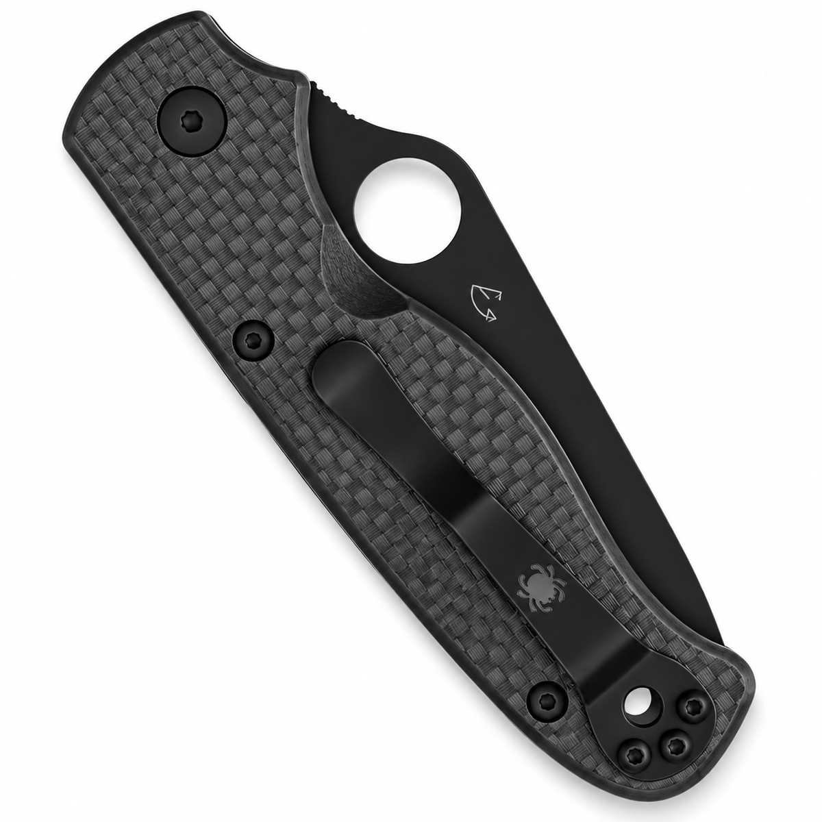 Spyderco - ButtonUp | C275CFPBK Folding Knife - 3.27" 8Cr13MoV