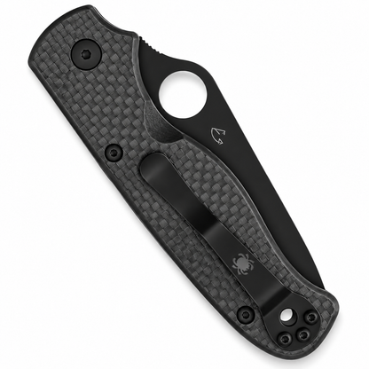 Spyderco - ButtonUp | C275CFPBK Folding Knife - 3.27" 8Cr13MoV