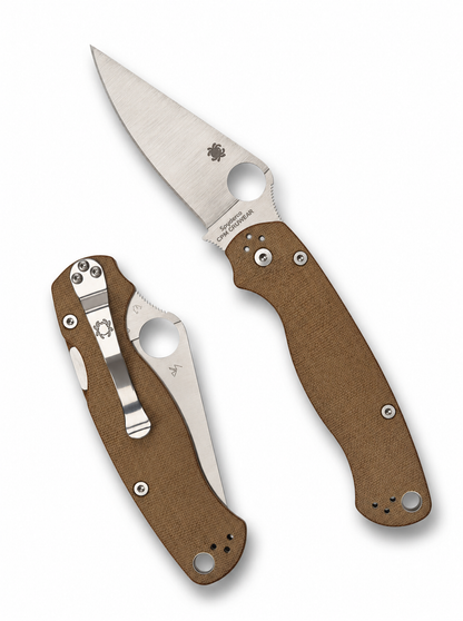 Spyderco - Para Military 2 | C81MPCW2 Folding Knife - 3.44" CPM CRU-WEAR