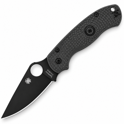 Spyderco - Para Military 2 - C81PBBK2 | Compression Lock | 3.4" CTS BD1N Black Blade | Black FRN