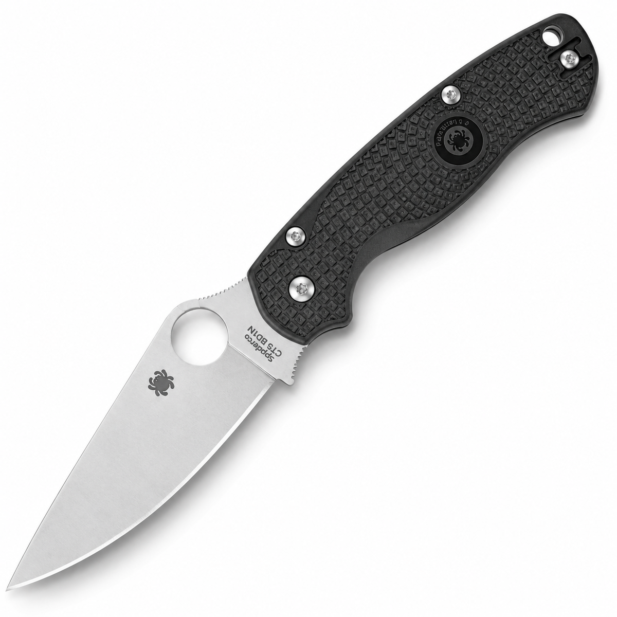 Spyderco - Para Military 2 - C81PBK2 | Compression Lock | 3.4" CTS BD1N Satin Blade | Black FRN